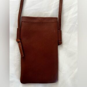 Madewell Tan Leather Crossbody Bag